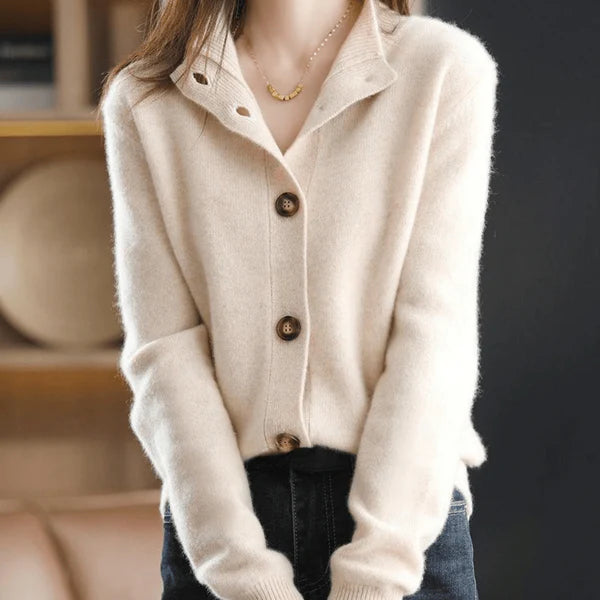 Women's Cashmere Cardigan | Soft & Elegant Sweater with Comfortable Fit